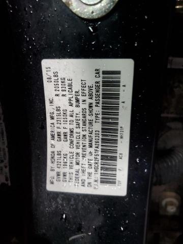 Photo 11 VIN: 1HGCR2F53FA260303 - HONDA ACCORD 