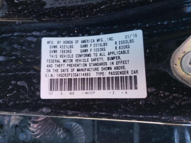 Photo 11 VIN: 1HGCR2F53GA114890 - HONDA ACCORD SPO 