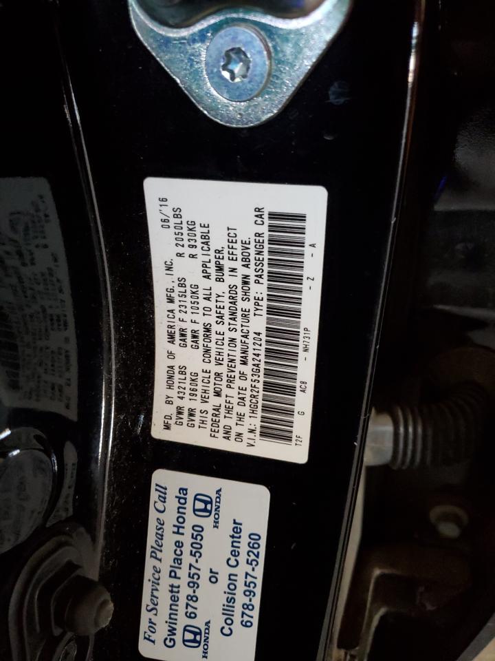 Photo 11 VIN: 1HGCR2F53GA241204 - HONDA ACCORD 