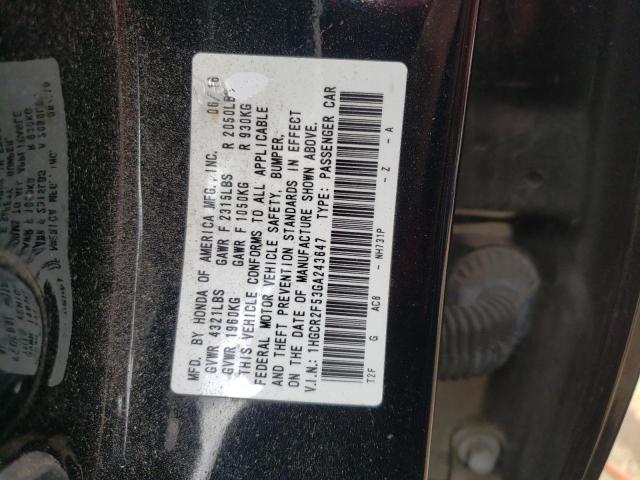 Photo 11 VIN: 1HGCR2F53GA243647 - HONDA ACCORD SPO 