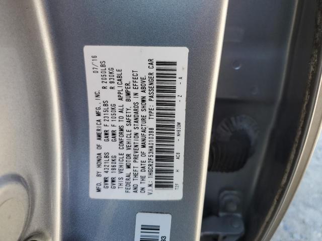 Photo 9 VIN: 1HGCR2F53HA010398 - HONDA ACCORD SPO 