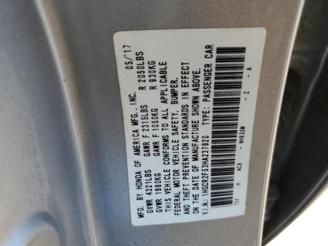 Photo 11 VIN: 1HGCR2F53HA237820 - HONDA ACCORD SPO 