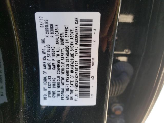 Photo 9 VIN: 1HGCR2F53HA281607 - HONDA ACCORD SPO 