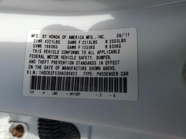 Photo 12 VIN: 1HGCR2F53HA289822 - HONDA ACCORD SPO 