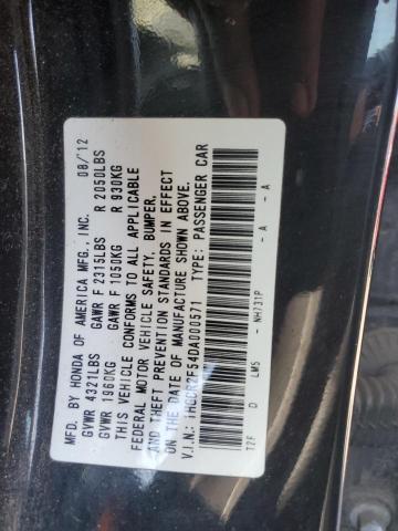 Photo 11 VIN: 1HGCR2F54DA000571 - HONDA ACCORD SPO 