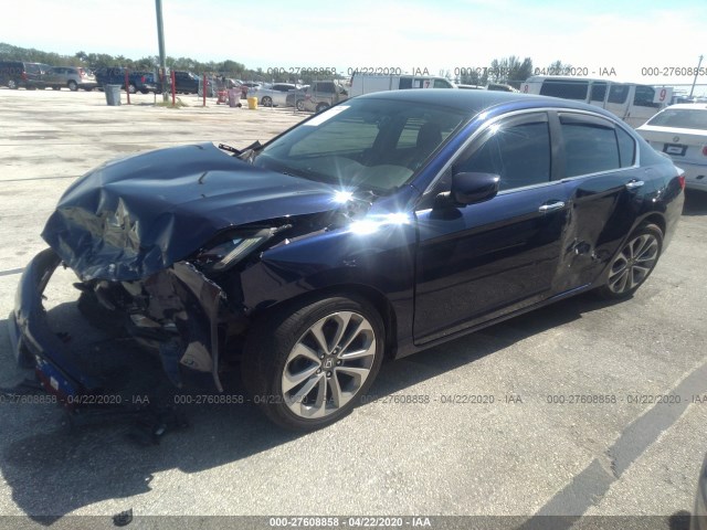 Photo 1 VIN: 1HGCR2F54DA053321 - HONDA ACCORD SDN 