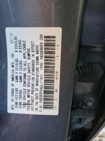 Photo 12 VIN: 1HGCR2F54DA107801 - HONDA ACCORD 