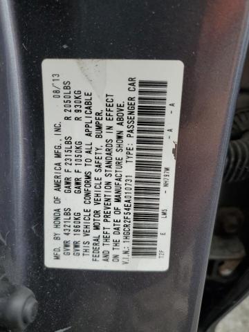 Photo 11 VIN: 1HGCR2F54EA010731 - HONDA ACCORD 