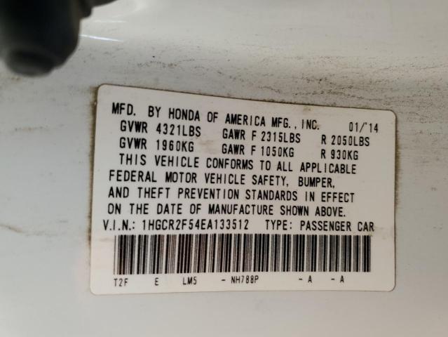 Photo 11 VIN: 1HGCR2F54EA133512 - HONDA ACCORD SPO 