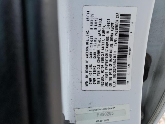 Photo 11 VIN: 1HGCR2F54EA236915 - HONDA ACCORD 