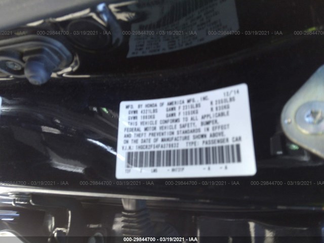 Photo 8 VIN: 1HGCR2F54FA079632 - HONDA ACCORD SEDAN 