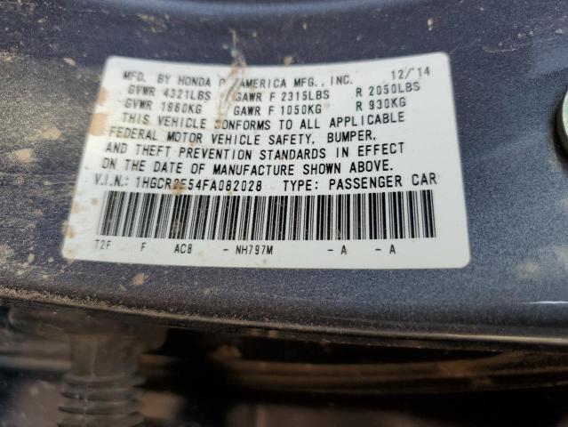 Photo 11 VIN: 1HGCR2F54FA082028 - HONDA ACCORD SPO 