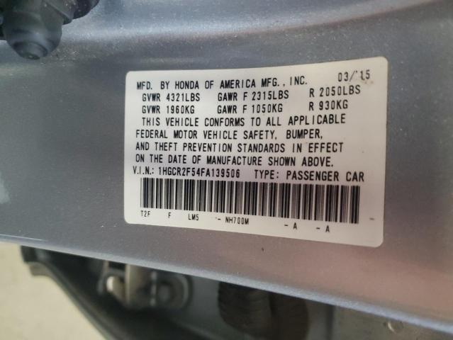 Photo 11 VIN: 1HGCR2F54FA139506 - HONDA ACCORD SPO 