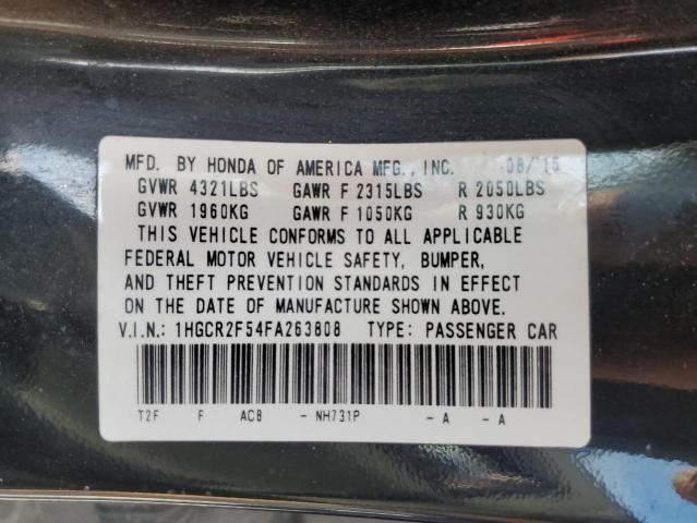 Photo 11 VIN: 1HGCR2F54FA263808 - HONDA ACCORD SPO 