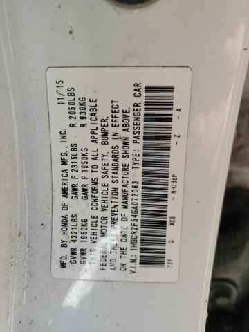 Photo 11 VIN: 1HGCR2F54GA072083 - HONDA ACCORD SPO 
