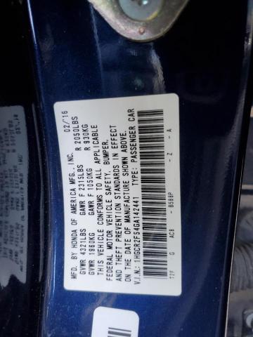 Photo 11 VIN: 1HGCR2F54GA142441 - HONDA ACCORD SPO 