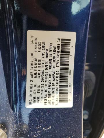 Photo 12 VIN: 1HGCR2F54GA192322 - HONDA ACCORD SPO 