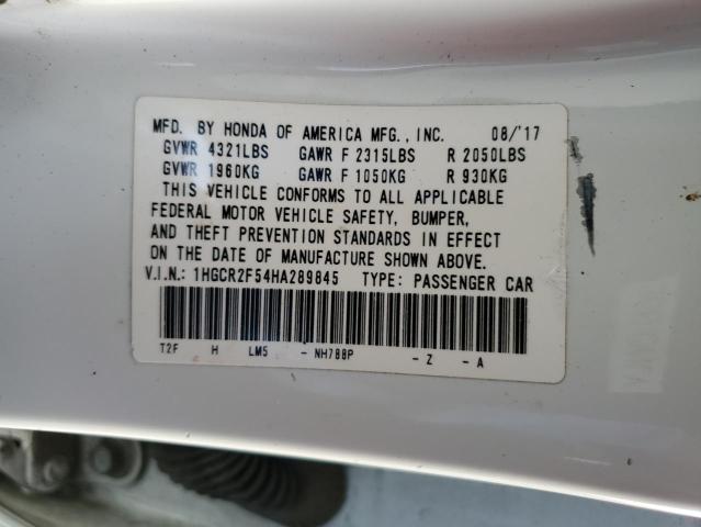 Photo 11 VIN: 1HGCR2F54HA289845 - HONDA ACCORD 