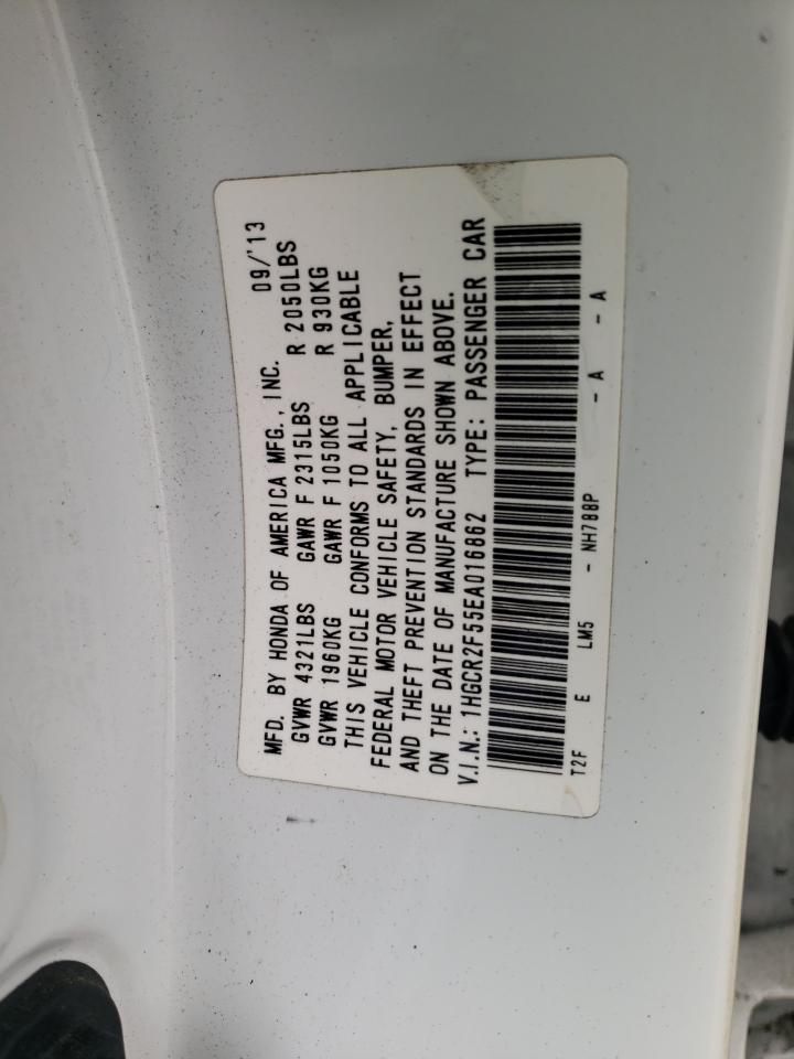 Photo 11 VIN: 1HGCR2F55EA016862 - HONDA ACCORD 