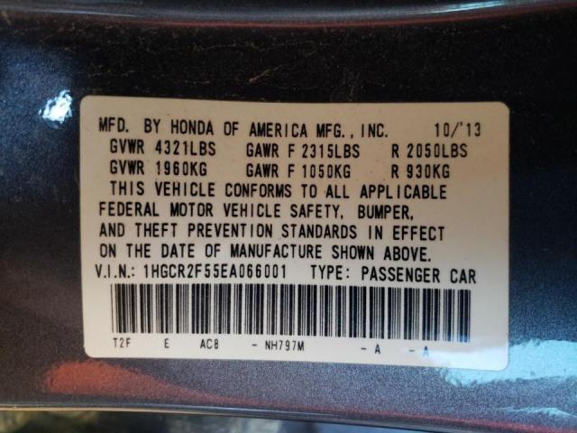 Photo 9 VIN: 1HGCR2F55EA066001 - HONDA ACCORD SPO 