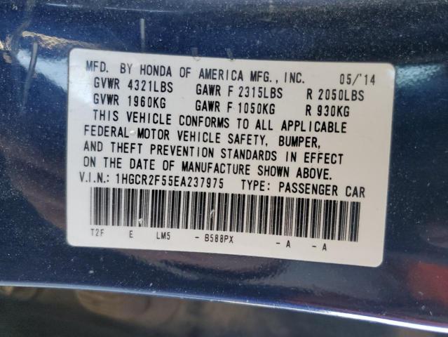 Photo 11 VIN: 1HGCR2F55EA237975 - HONDA ACCORD 