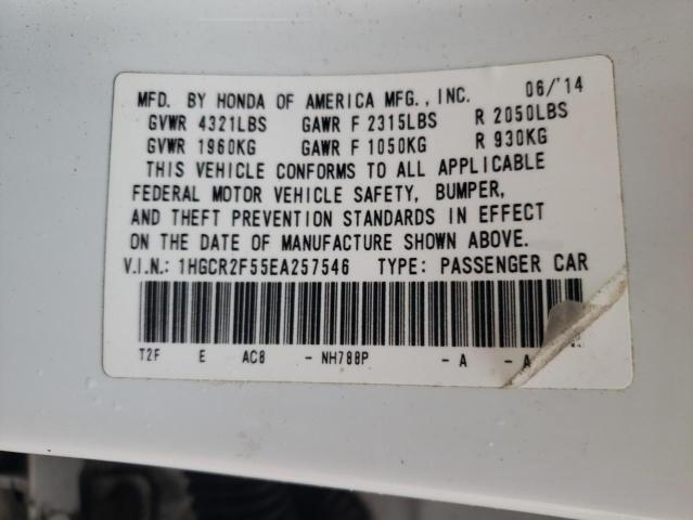 Photo 12 VIN: 1HGCR2F55EA257546 - HONDA ACCORD SPO 