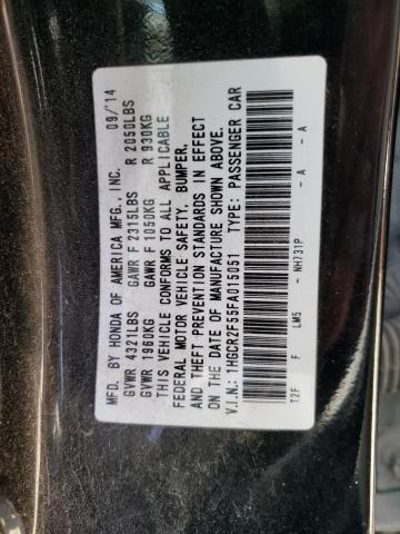 Photo 11 VIN: 1HGCR2F55FA015051 - HONDA ACCORD SPO 