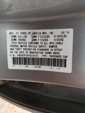 Photo 9 VIN: 1HGCR2F55FA024333 - HONDA ACCORD SPO 