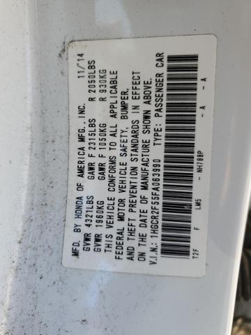 Photo 11 VIN: 1HGCR2F55FA063990 - HONDA ACCORD 