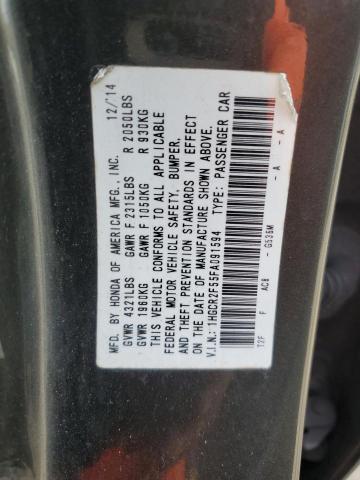 Photo 11 VIN: 1HGCR2F55FA091594 - HONDA ACCORD 