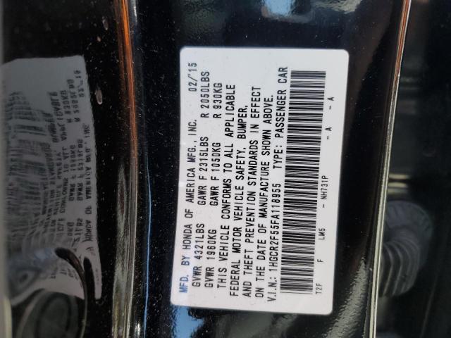 Photo 11 VIN: 1HGCR2F55FA118955 - HONDA ACCORD 