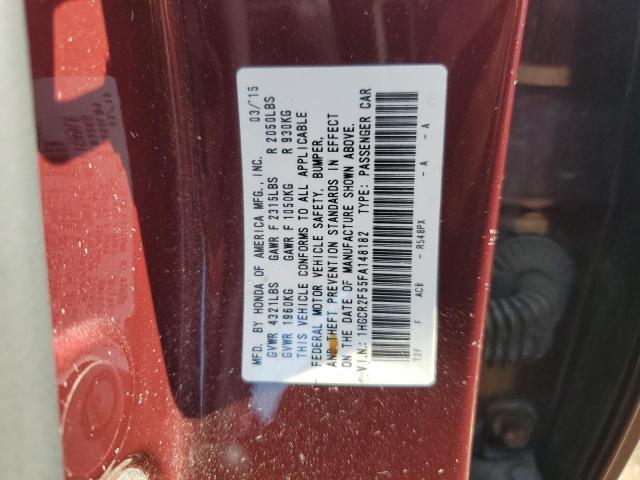 Photo 11 VIN: 1HGCR2F55FA148182 - HONDA ACCORD SPO 