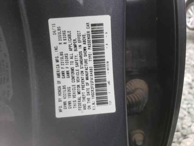 Photo 9 VIN: 1HGCR2F55FA164883 - HONDA ACCORD SPO 