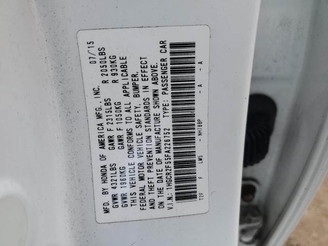 Photo 9 VIN: 1HGCR2F55FA226752 - HONDA ACCORD SPO 