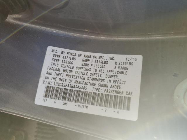 Photo 12 VIN: 1HGCR2F55GA045085 - HONDA ACCORD SPO 