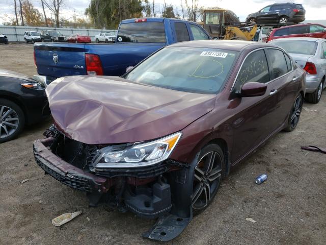 Photo 1 VIN: 1HGCR2F55GA148104 - HONDA ACCORD SEDAN 