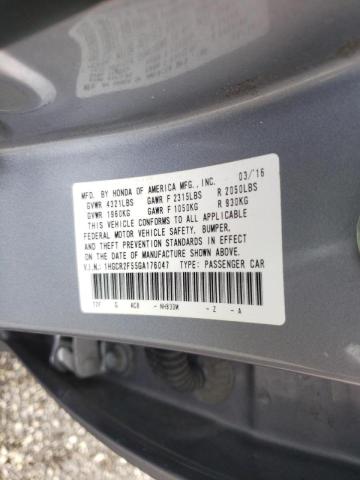 Photo 9 VIN: 1HGCR2F55GA176047 - HONDA ACCORD SPO 