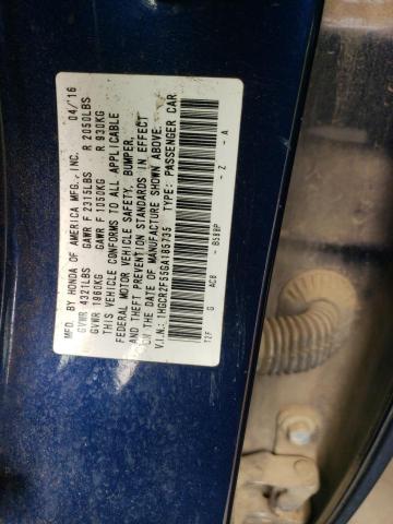 Photo 11 VIN: 1HGCR2F55GA185735 - HONDA ACCORD 