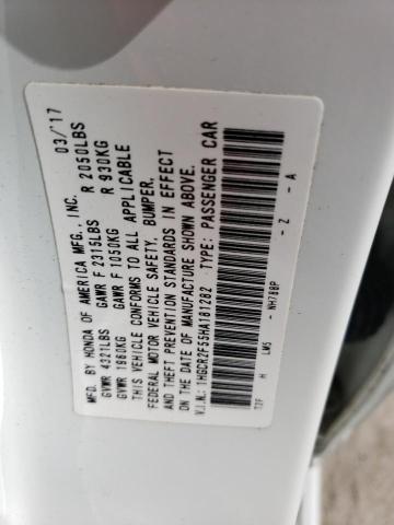 Photo 11 VIN: 1HGCR2F55HA181282 - HONDA ACCORD 