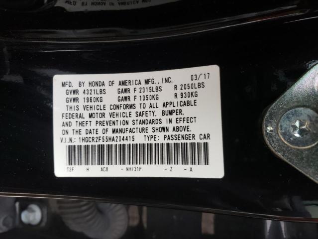 Photo 11 VIN: 1HGCR2F55HA204415 - HONDA ACCORD SPO 