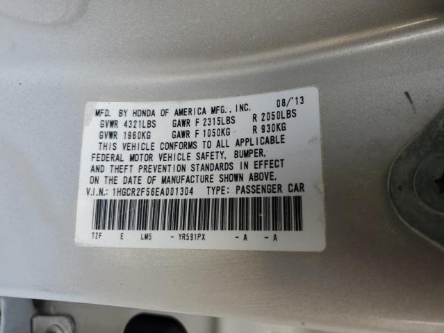 Photo 12 VIN: 1HGCR2F56EA001304 - HONDA ACCORD 