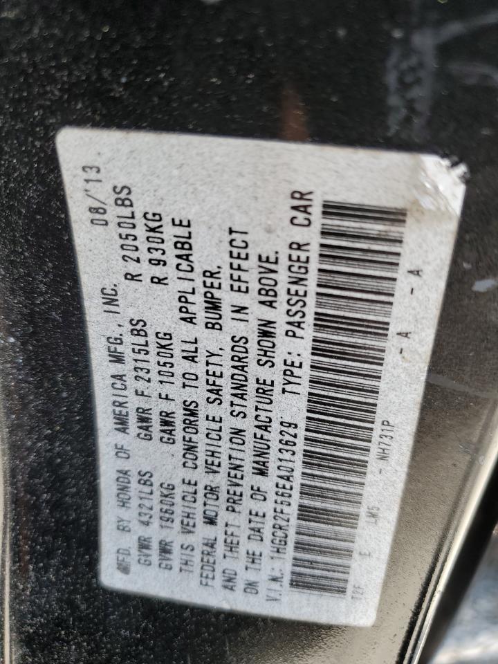 Photo 11 VIN: 1HGCR2F56EA013629 - HONDA ACCORD 