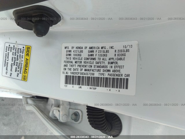 Photo 8 VIN: 1HGCR2F56EA057288 - HONDA ACCORD SEDAN 