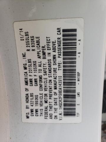 Photo 12 VIN: 1HGCR2F56EA143510 - HONDA ACCORD 