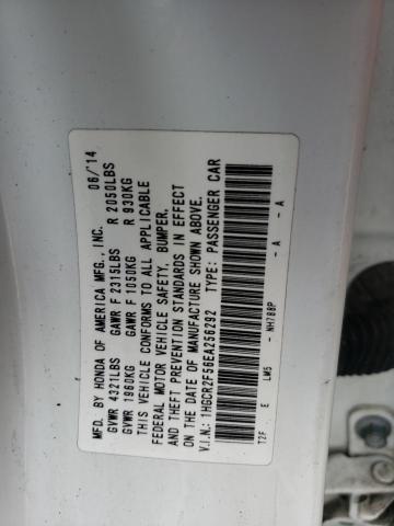 Photo 11 VIN: 1HGCR2F56EA256292 - HONDA ACCORD 