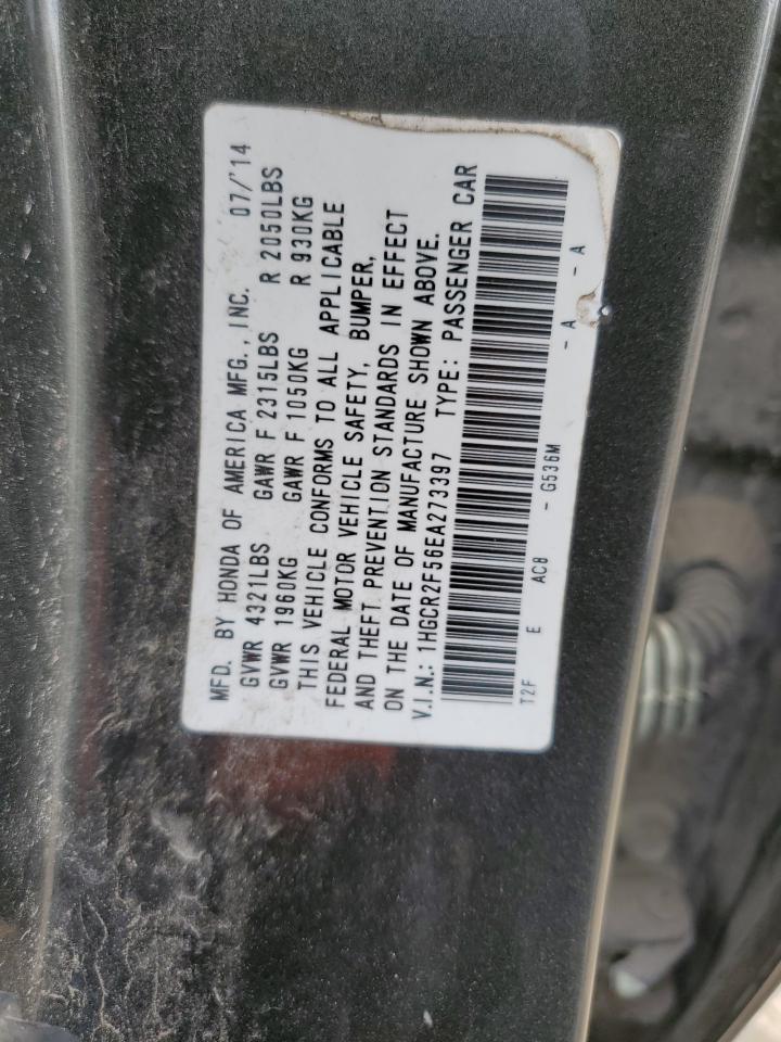 Photo 11 VIN: 1HGCR2F56EA273397 - HONDA ACCORD 