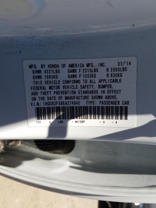 Photo 9 VIN: 1HGCR2F56EA274940 - HONDA ACCORD SPO 