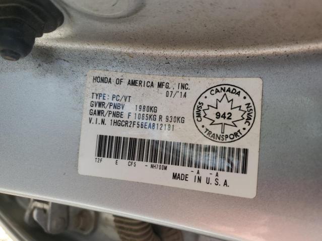 Photo 11 VIN: 1HGCR2F56EA812181 - HONDA ACCORD 