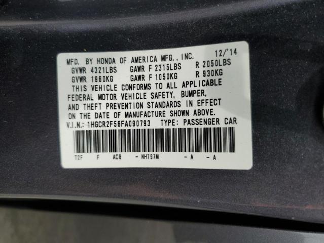 Photo 12 VIN: 1HGCR2F56FA090793 - HONDA ACCORD SPO 