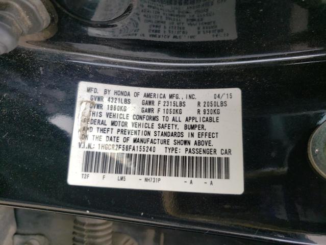 Photo 9 VIN: 1HGCR2F56FA155240 - HONDA ACCORD SPO 